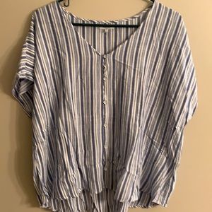 Women’s Blue Striped top